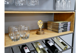 Retro Industrial Wine Cabinet - 5987