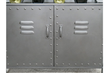 Retro Industrial Wine Cabinet - 5987