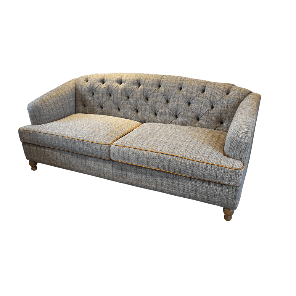 Buxton Club 2 Seater Sofa in Harrington Tweed (Fellwood Lodge)