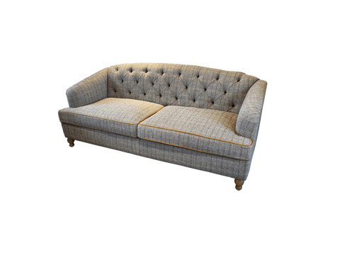 Buxton Club 2 Seater Sofa in Harrington Tweed (Fellwood Lodge)