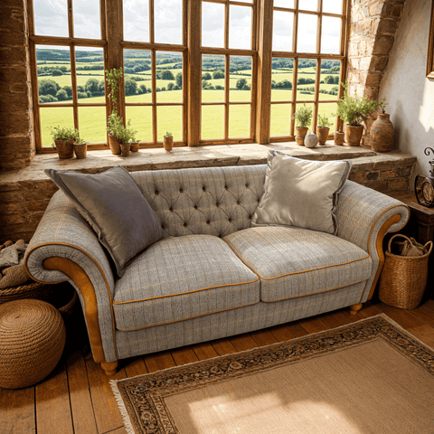 Edale 2 Seater Sofa in Harrington Tweed (Fellwood Lodge)