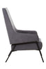 Luxe Ash Velvet Armchair