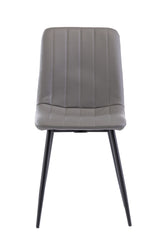 Set of 4 Stylish Grey Dining Chairs for Modern Homes