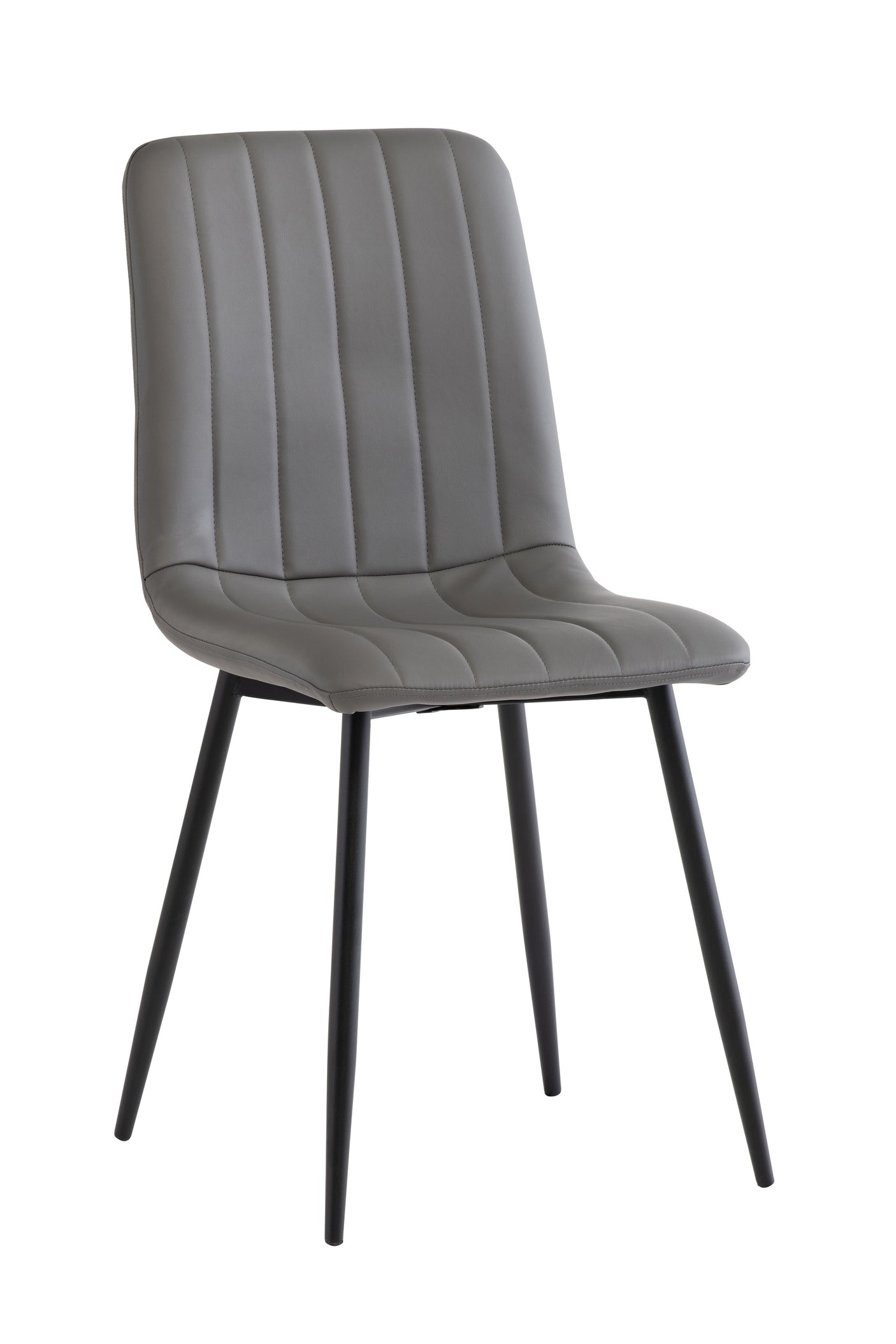 Set of 4 Stylish Grey Dining Chairs for Modern Homes