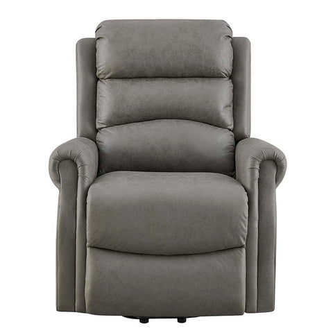 Willis Dual Motor Lift & Tilt Recliner Chair-Antique Grey Rub Off