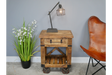Industrial Bedside Cabinet - 6342