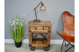 Industrial Bedside Cabinet - 6342