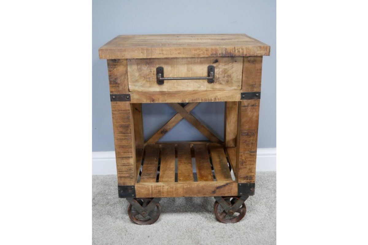 Industrial Bedside Cabinet
