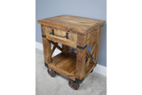 Industrial Bedside Cabinet - 6342