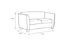 Dawson 2 Seater Sofa - Teal