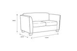 Dawson 2 Seater Sofa - Teal