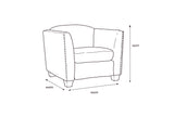 Dawson Armchair - Grey