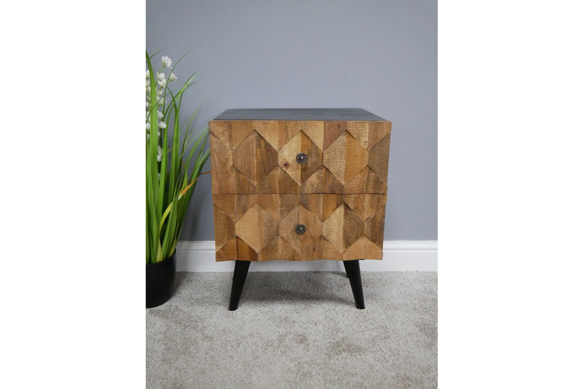 Industrial Bedside Cabinet