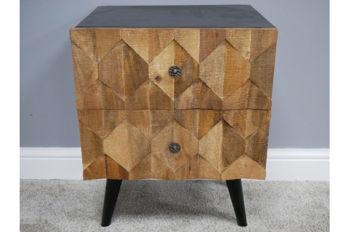 Industrial Bedside Cabinet