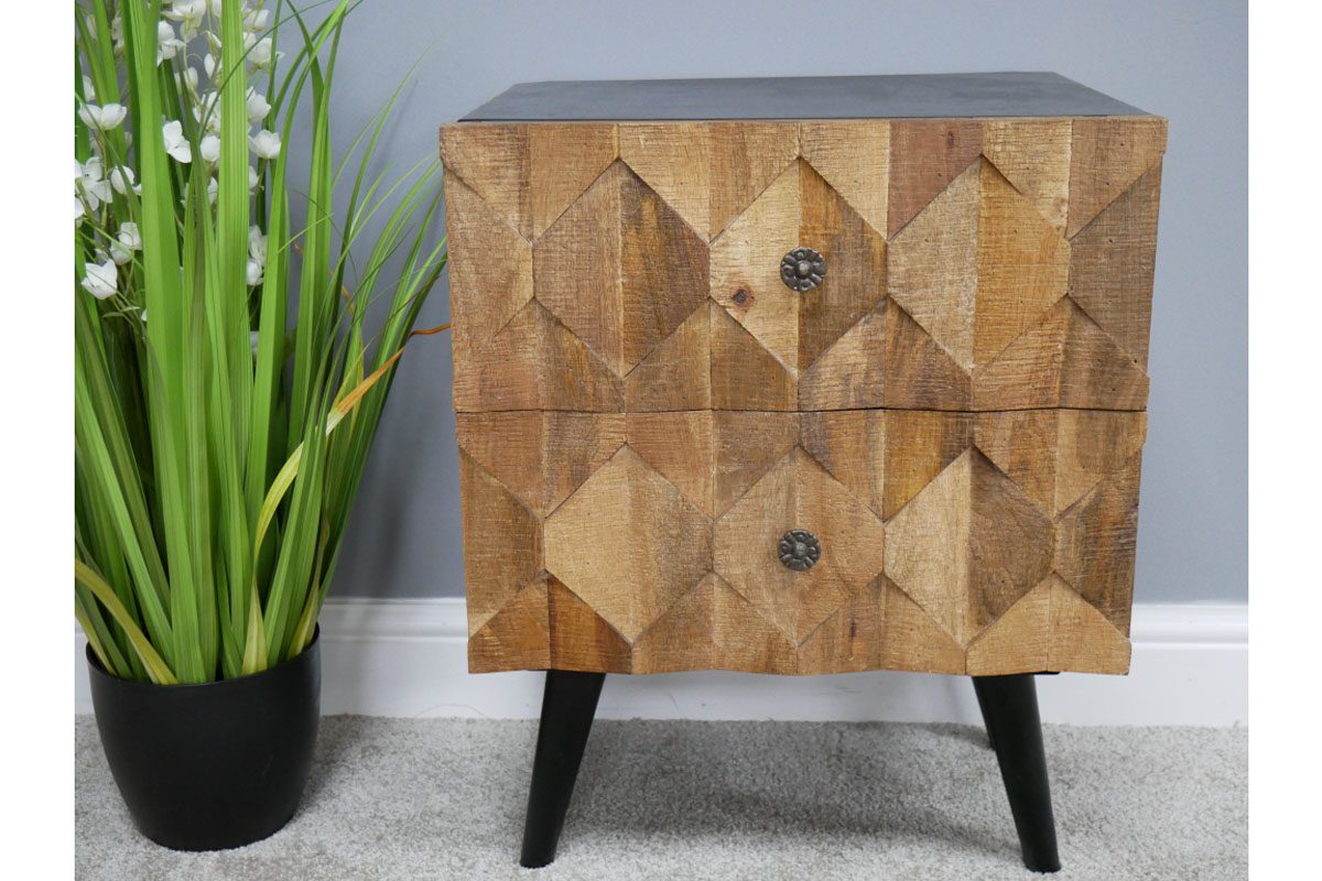 Industrial Bedside Cabinet