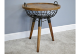 Basket Side Table - 6356