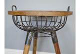 Basket Side Table - 6356