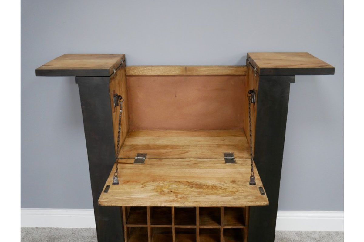 Industrial Wine Cabinet