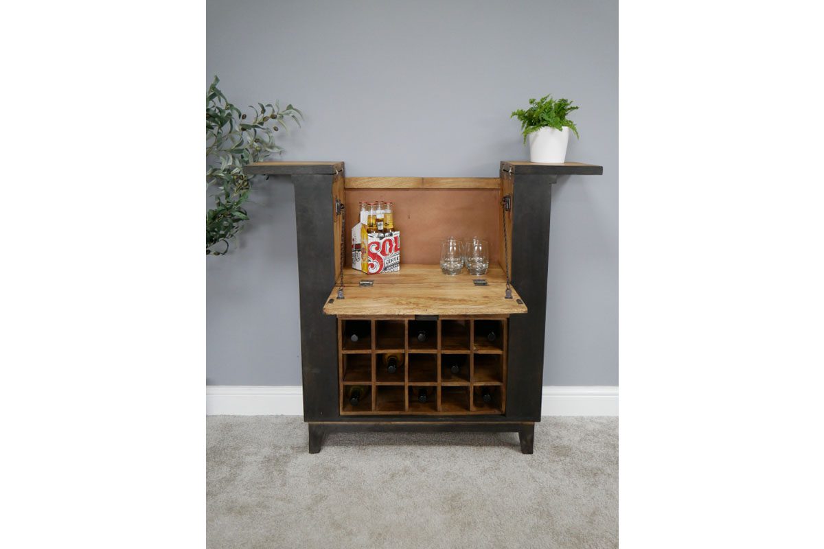 Industrial Wine Cabinet