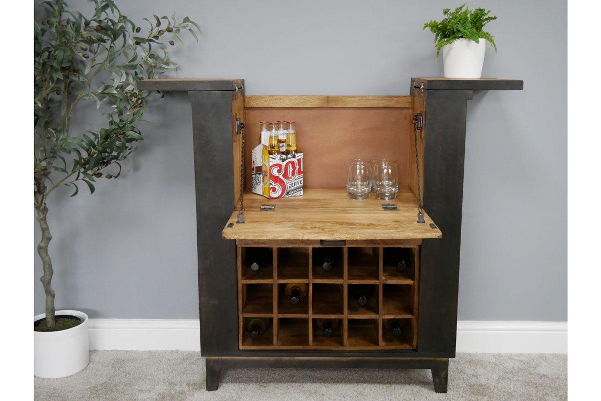 Industrial Wine Cabinet