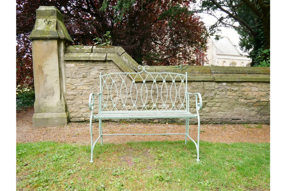 Pistachio Button Bench - 6404