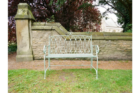 Pistachio Button Bench - 6404