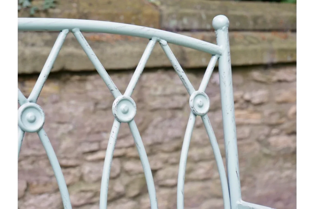 Pistachio Button Bench - 6404