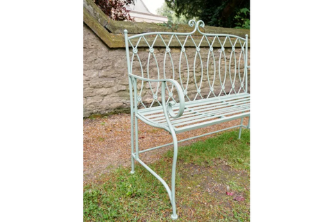 Pistachio Button Bench - 6404