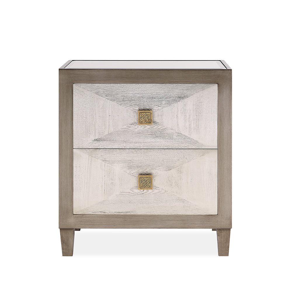 Nova 2 Drawer End Table