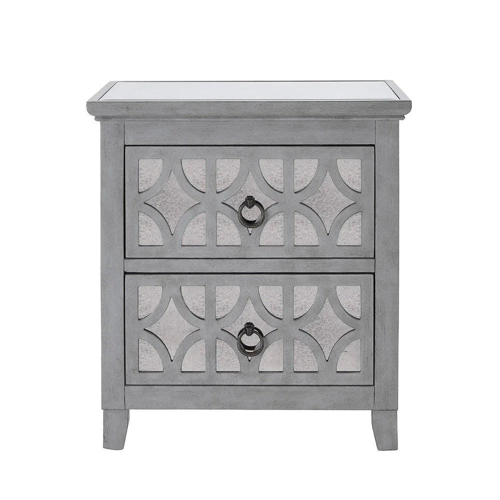 Russell 2 Drawer End Table