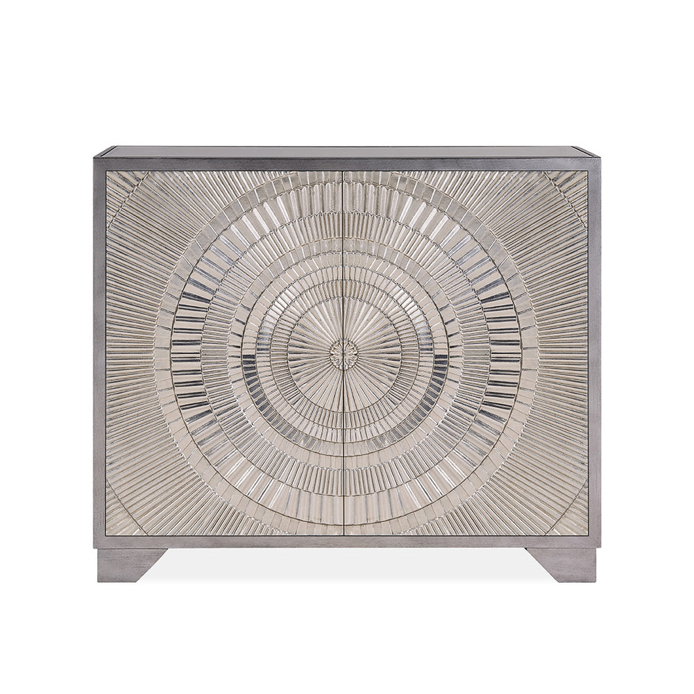 Frenso 2 Door Sideboard Silver