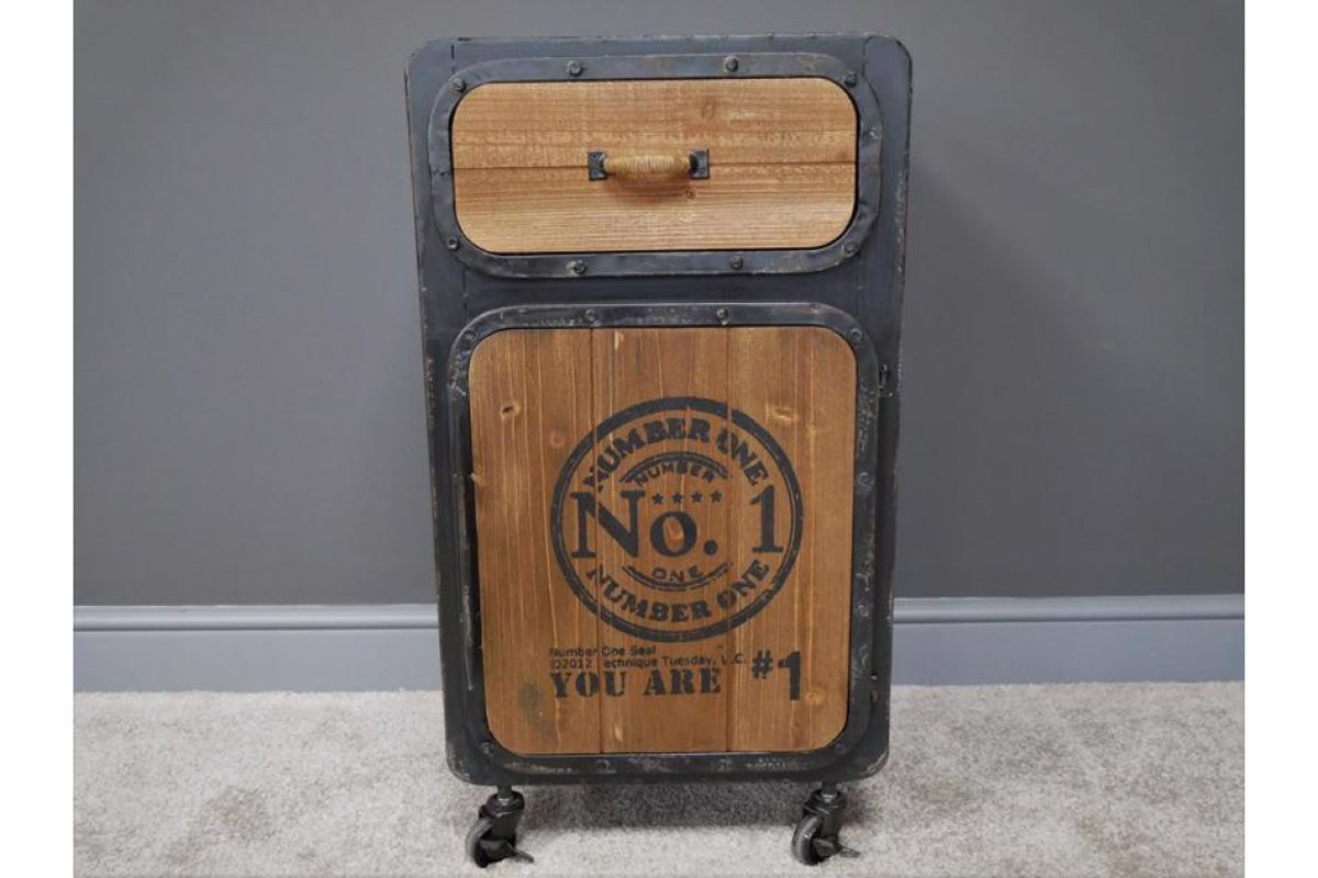 Industrial Bedside Cabinet