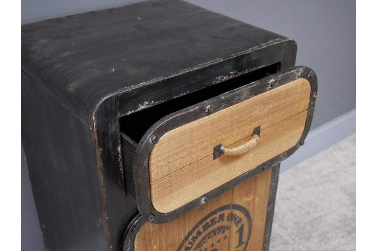 Industrial Bedside Cabinet