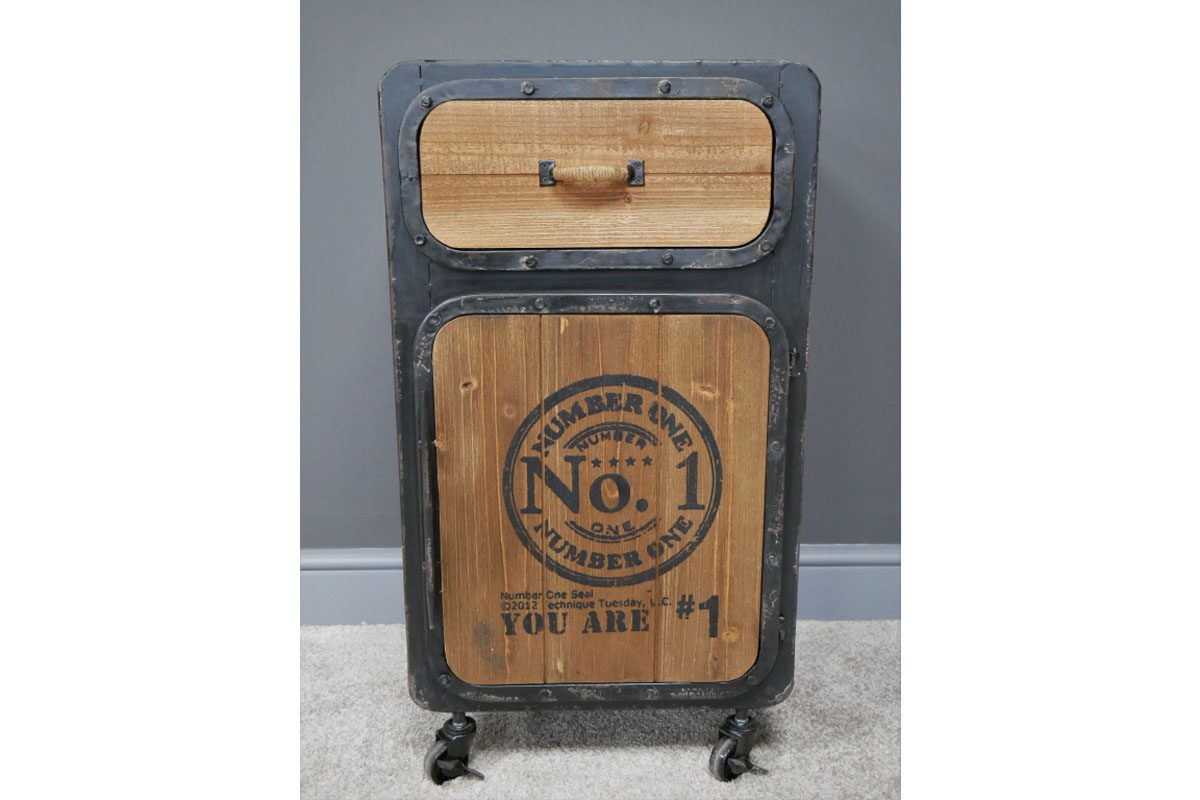Industrial Bedside Cabinet