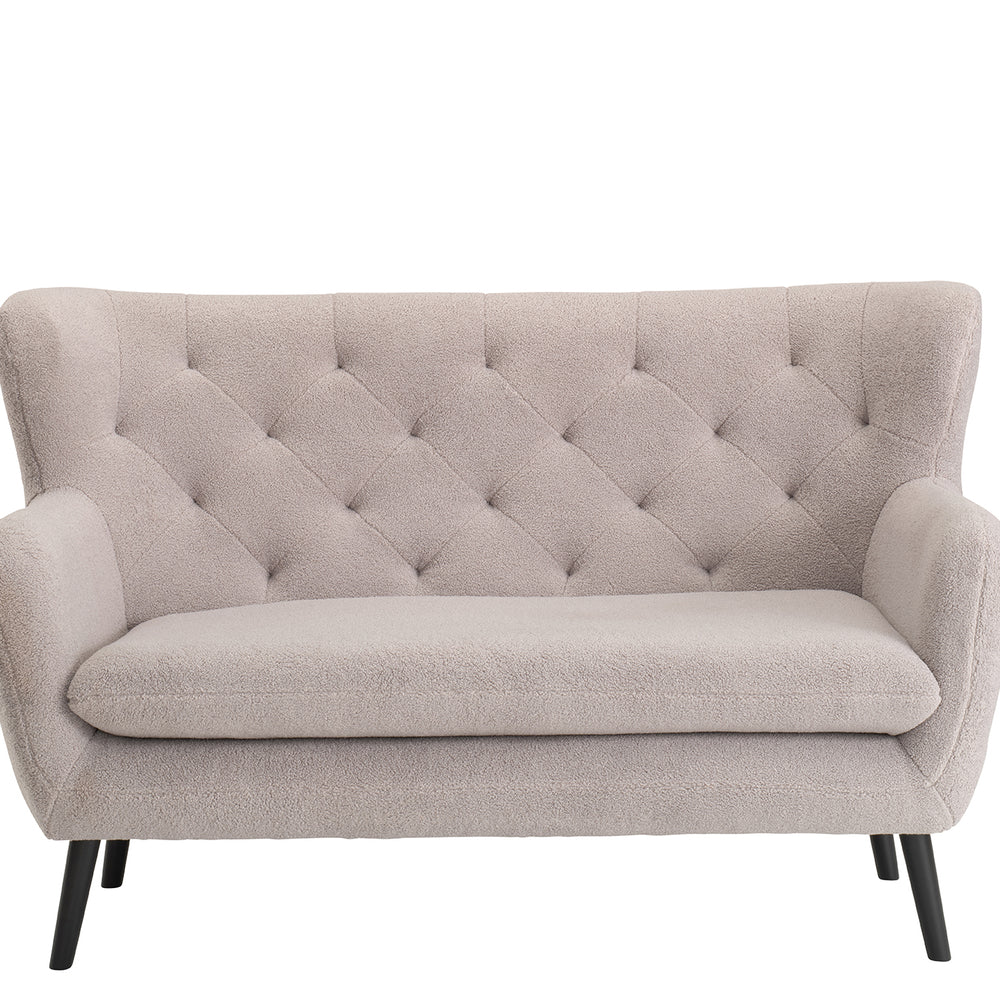 Yak 2 Seater Sofa - Short Faux Sheepskin - Grey *special*