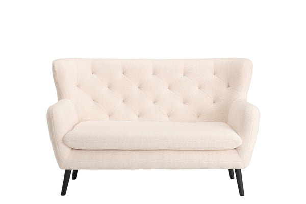 Yak 2 Seater Sofa - Short Faux Sheepskin - White *special*