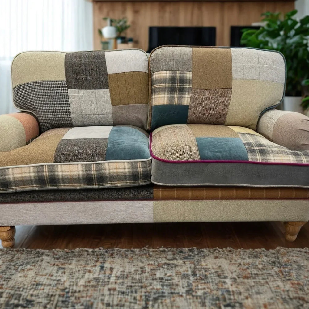 Hawksworth Patchwork 2.5 Seater - Feather Cushion