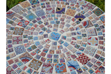 Mosaic Table & Two Chairs (T42) - 6674