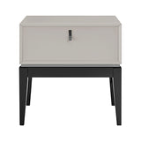 Pasadena 1 Drawer End Table - Flannel Grey