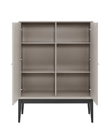 Pasadena 2 Door Drinks Cabinet - Flannel Grey