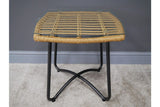Rattan Table & Two Chairs