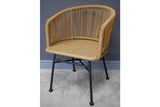 Rattan Table & Two Chairs