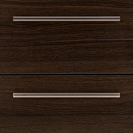 Gianni 2 Drawer End Table - Dark Oak