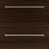Gianni 2 Drawer End Table - Dark Oak