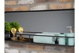 Industrial Shelf With Mirror - 6685