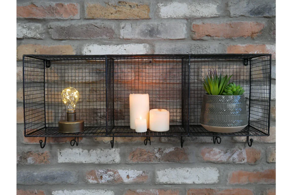 Shelf Unit With Hooks - 6695