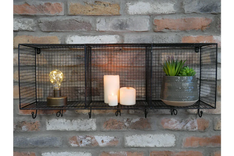 Shelf Unit With Hooks - 6695