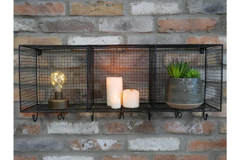 Shelf Unit With Hooks