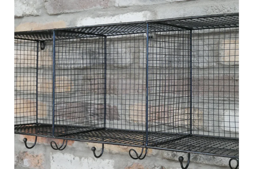 Shelf Unit With Hooks - 6695