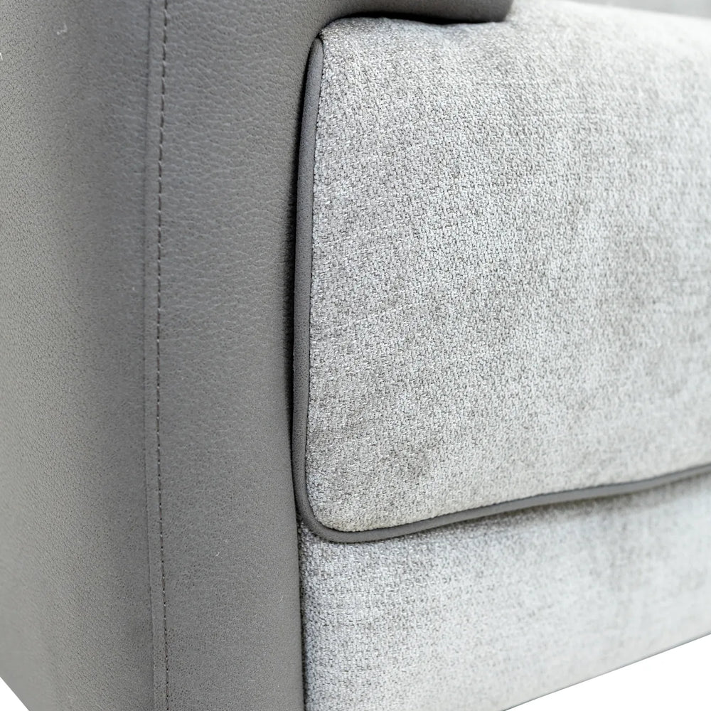 Marley Fabric Electric 2 Seater Recliner - Grey Mix
